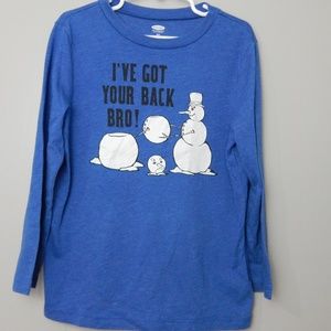 Boy Old Navy long sleeve tee sz small 6/7